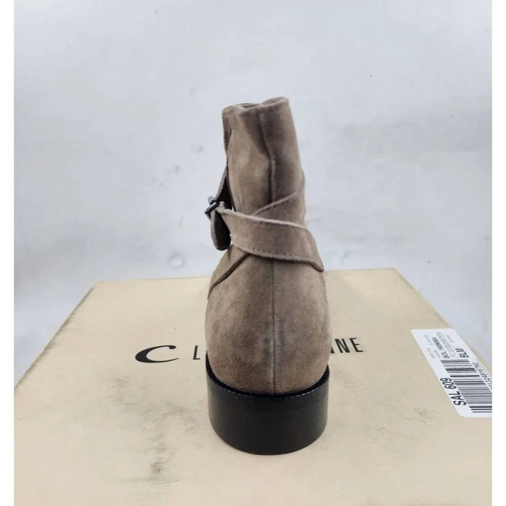 La Canadienne Sancton Waterproof City Dry Boots Women's 10 Caribou Suede Leather